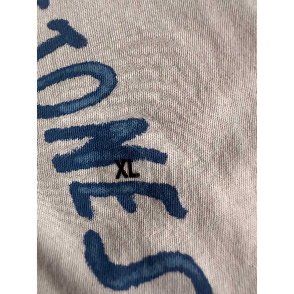 American Eagle The Rolling Stones Band Tee Beige Blue Graphic T-Shirt XL NWT - Picture 4 of 10